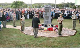 Some of the crowd at last year’s Coolum Peregian RSL Anzac Day dawn service. Some of the crowd at last year’s Coolum Peregian RSL Anzac Day dawn service.