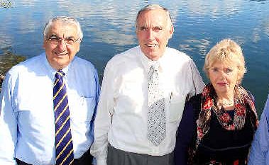 Ready for the poll: Thomas George, Alan and Pauline Hunter and Member for Ballina Don Page. Ready for the poll: Thomas George, Alan and Pauline Hunter and Member for Ballina Don Page.