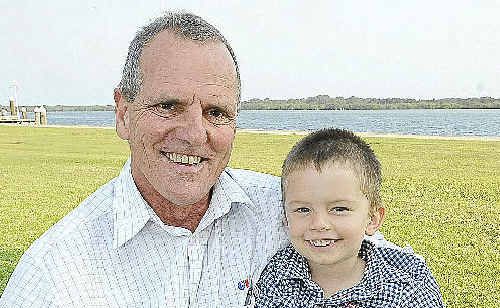 LONG ROAD AHEAD: Terry Phillis, of Lennox Head, will be taking part in the Paris marathon next year to raise money for ChildFund Australia, inspired by his grandson, Riley Clayton. LONG ROAD AHEAD: Terry Phillis, of Lennox Head, will be taking part in the Paris marathon next year to raise money for ChildFund Australia, inspired by his grandson, Riley Clayton.