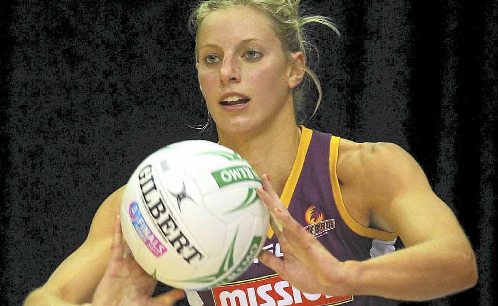 Aussie netball star Laura Geitz in action for the Queensland Firebirds. Aussie netball star Laura Geitz in action for the Queensland Firebirds.