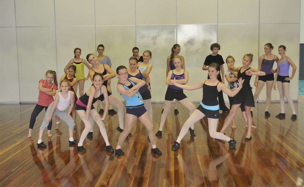 Young dancers at a workshop held at Tannum Sands High School. Young dancers at a workshop held at Tannum Sands High School.