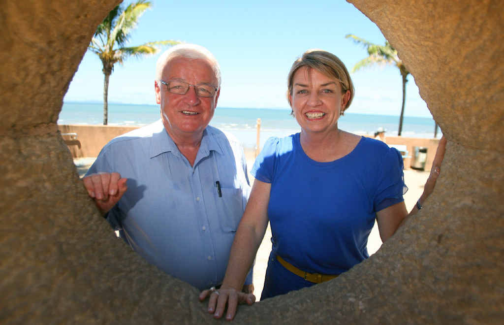 Premier Anna Bligh, with Member for Keppel Paul Hoolihan, at the Yeppoon foreshore site where she announced grant funding for the first phase of redevelopment. It was the first day of campaigning in the state election. Premier Anna Bligh, with Member for Keppel Paul Hoolihan, at the Yeppoon foreshore site where she announced grant funding for the first phase of redevelopment. It was the first day of campaigning in the state election.
