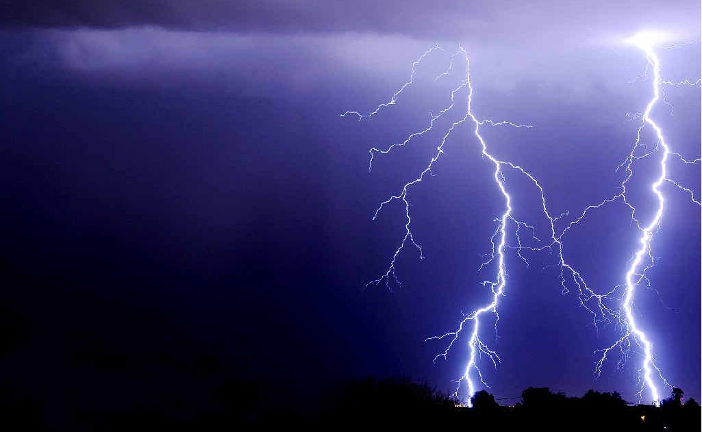 Lightning illustration: THINKSTOCK/GETTY IMAGES Lightning illustration: THINKSTOCK/GETTY IMAGES