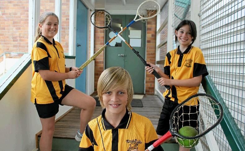 Glennie Heights students Caitlin Walker, Jayden Pedersen and Hannah Rutledge are three of the 50 students attending the Polocrosse Nationals in April. Glennie Heights students Caitlin Walker, Jayden Pedersen and Hannah Rutledge are three of the 50 students attending the Polocrosse Nationals in April.