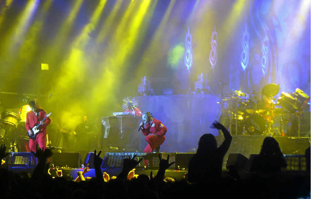 Iowa’s finest, Slipknot was the second-last act to perform on the line-up for Soundwave Festival 2012 in Brisbane on February 25. Iowa’s finest, Slipknot was the second-last act to perform on the line-up for Soundwave Festival 2012 in Brisbane on February 25.