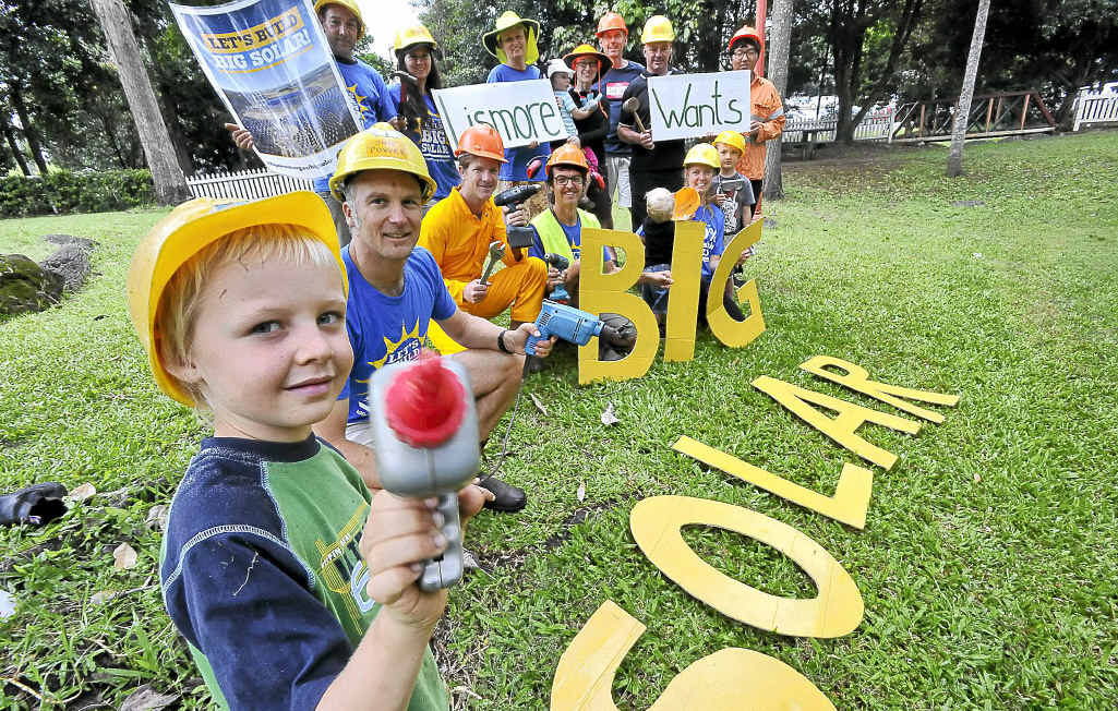 Bhodi Mackenzie, 6, of The Channon, gives his support to the Lismore Climate Action Group. Bhodi Mackenzie, 6, of The Channon, gives his support to the Lismore Climate Action Group.