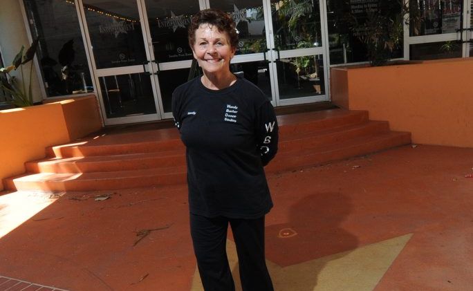 Wendy Barker at Entertainment Centre, Gladstone. Wendy Barker at Entertainment Centre, Gladstone.