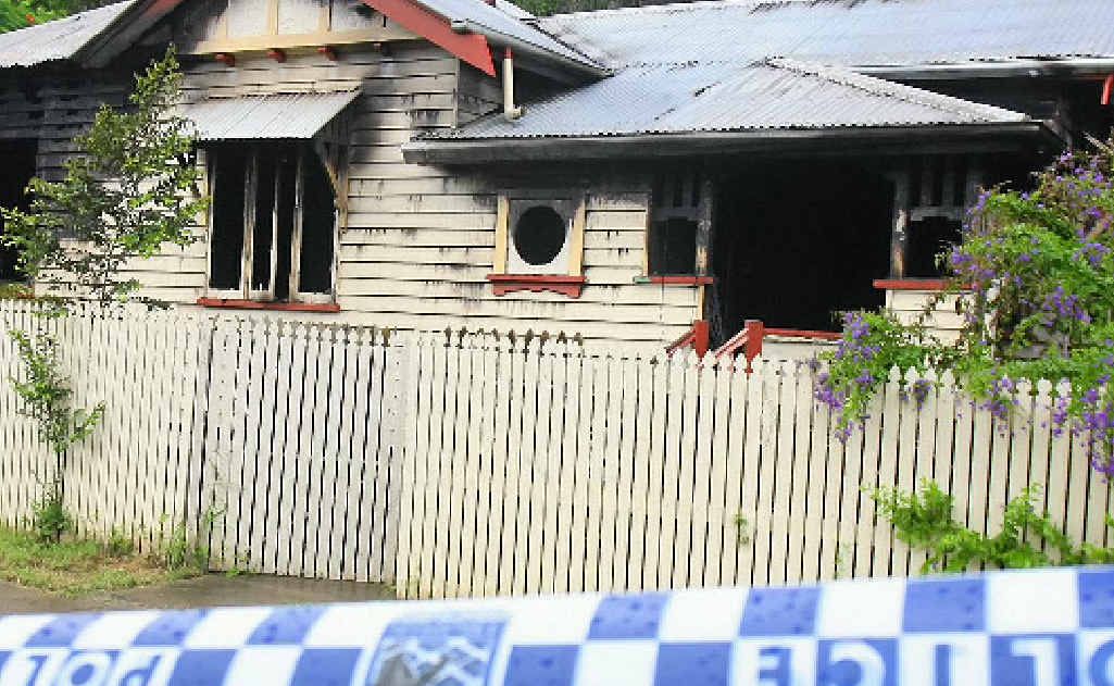 Fire gutted this Barry St house that was being renovated after being damaged in last year’s flood. Fire gutted this Barry St house that was being renovated after being damaged in last year’s flood.