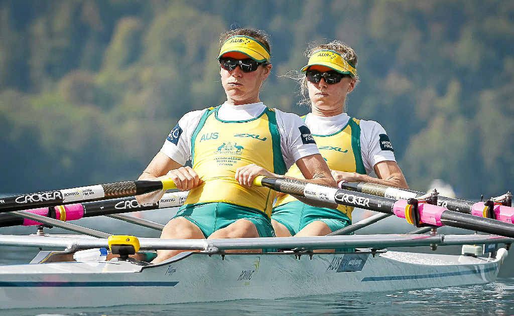Australia’s Hannah Every-Hall and Alice McNamara compete in the lightweight women’s double sculls final at the world championships last year. Australia’s Hannah Every-Hall and Alice McNamara compete in the lightweight women’s double sculls final at the world championships last year.