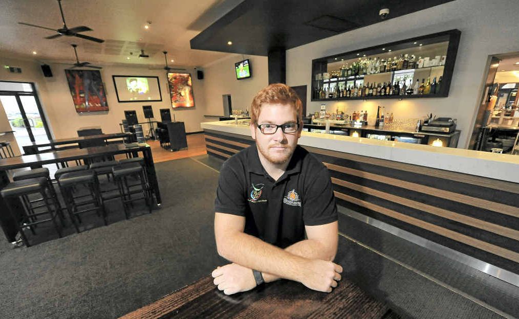 FACE LIFT: The Club’s duty manager Jonathan Aylett is proud of the stylish new look of the hotel. FACE LIFT: The Club’s duty manager Jonathan Aylett is proud of the stylish new look of the hotel.