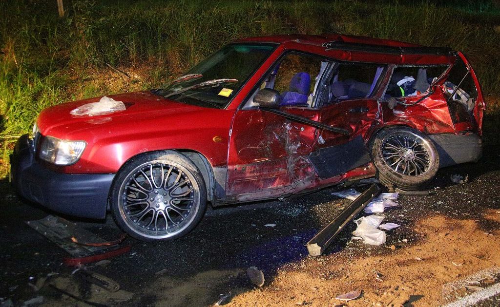 Four people were hospitalized following a high speed head on crash that occurred just before 11pm on Short Cut Road Four people were hospitalized following a high speed head on crash that occurred just before 11pm on Short Cut Road