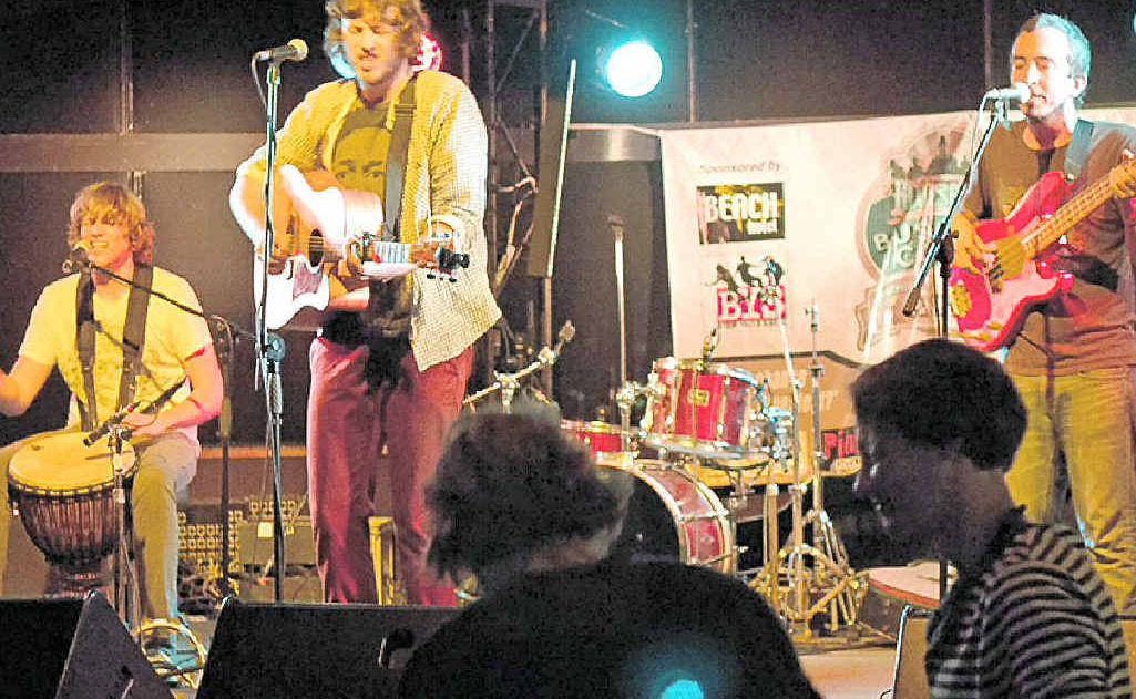 Brotherfox, winners of the busking competition. Brotherfox, winners of the busking competition.