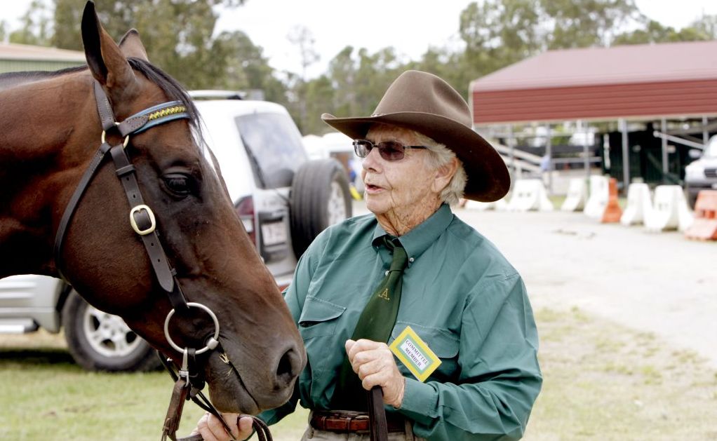 Billie Maundrell just loves horses, the sport and judging. Photo Peter Evans / Caboolture News Billie Maundrell just loves horses, the sport and judging. Photo Peter Evans / Caboolture News