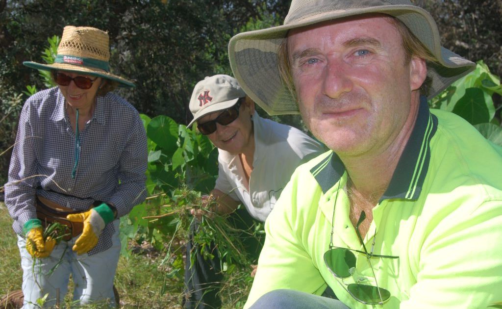 Cabarita Beach Dunecare members Jackie Brooks, Faye Nash and Kieran Kinney working onsite at Cabarita. Cabarita Beach Dunecare members Jackie Brooks, Faye Nash and Kieran Kinney working onsite at Cabarita.