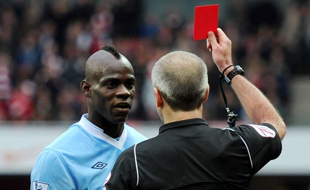 Manchester City's Mario Balotelli. Manchester City's Mario Balotelli.