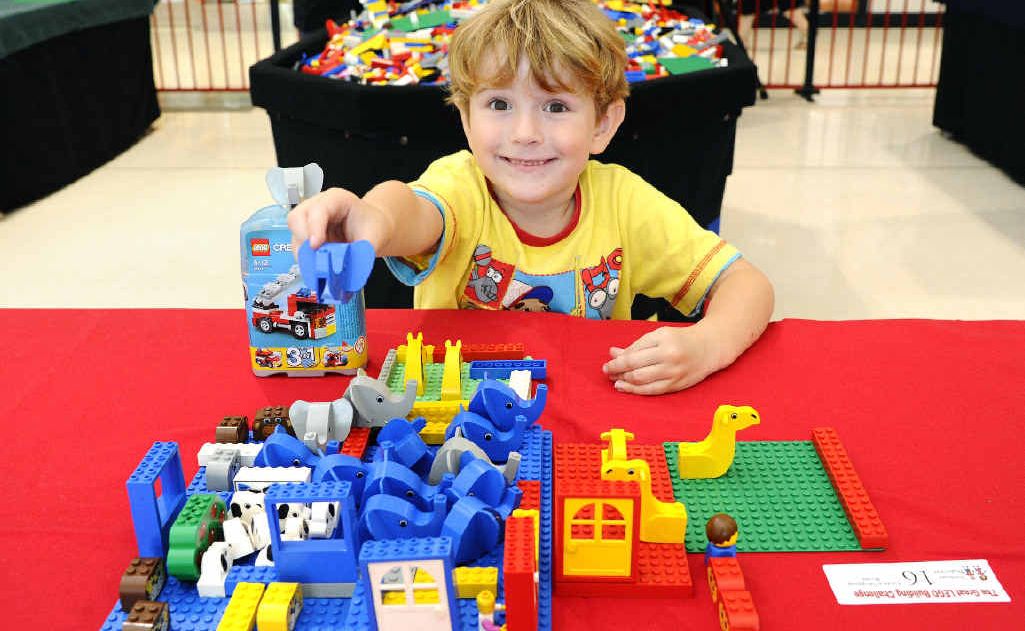 Four-year-old Lachlan Ward, of South Grafton, was the winner of heat three of the Great Lego Building Challenge at Grafton Shoppingworld. Four-year-old Lachlan Ward, of South Grafton, was the winner of heat three of the Great Lego Building Challenge at Grafton Shoppingworld.