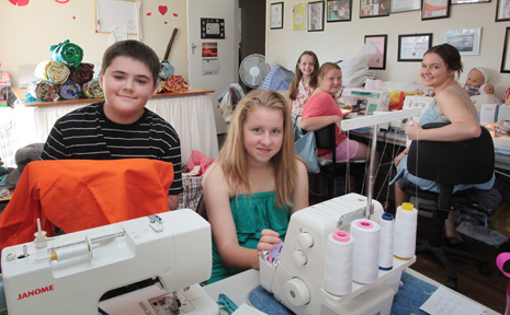 GOOD HELPERS: Seth Atkinson, 11, Holly Smith, 14, Jordan Murphy, 7, Cj Brooks, 12 and Chloe Glass, 16 helping out at Mission Possible during their school holidays. GOOD HELPERS: Seth Atkinson, 11, Holly Smith, 14, Jordan Murphy, 7, Cj Brooks, 12 and Chloe Glass, 16 helping out at Mission Possible during their school holidays.
