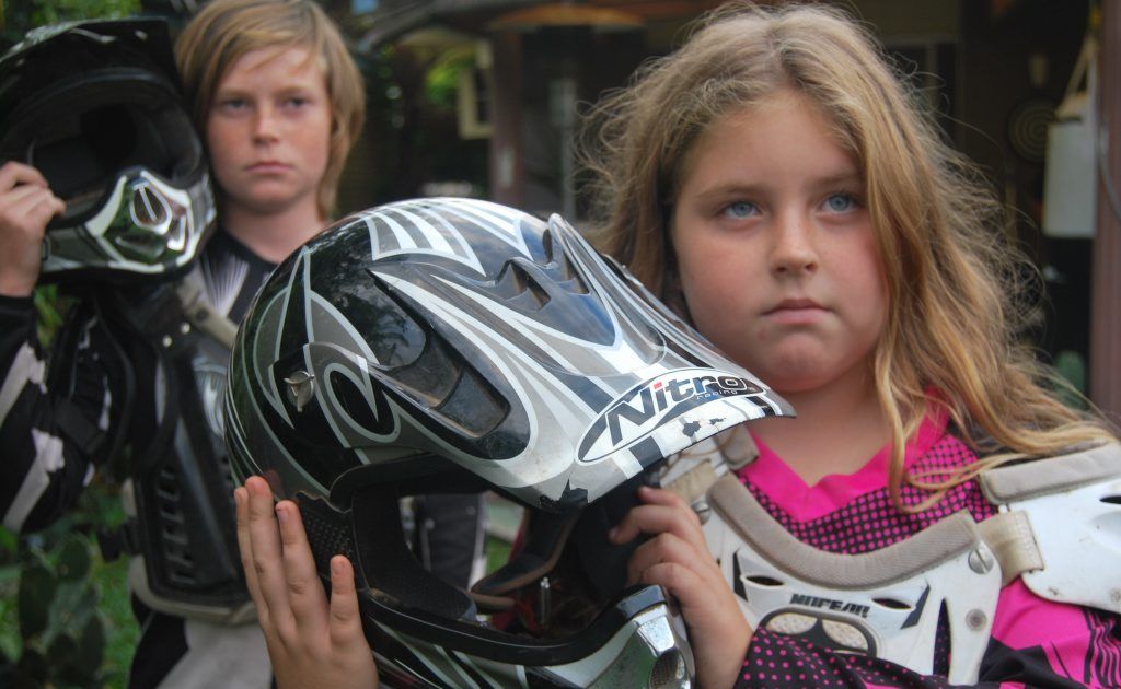 Lucia Nykvist and Slade Vidgen are devastated over the theft of their trail bikes. Lucia Nykvist and Slade Vidgen are devastated over the theft of their trail bikes.