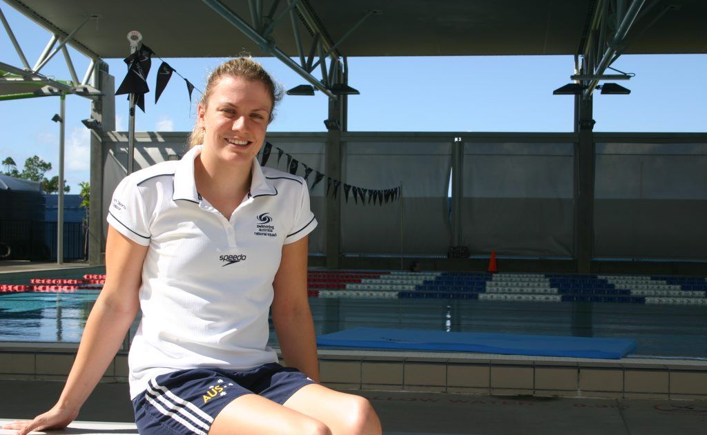 Skennars Head Swimming star Jacqueline Freney. Skennars Head Swimming star Jacqueline Freney.