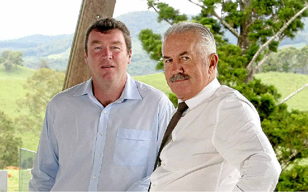 Incoming Tweed Shire Council general manager David Keenan (left) meeting with his predecessor Mike Rayner, who retires next week. Mr Rayner says he has no regrets as he prepares to leave his post. Incoming Tweed Shire Council general manager David Keenan (left) meeting with his predecessor Mike Rayner, who retires next week. Mr Rayner says he has no regrets as he prepares to leave his post.