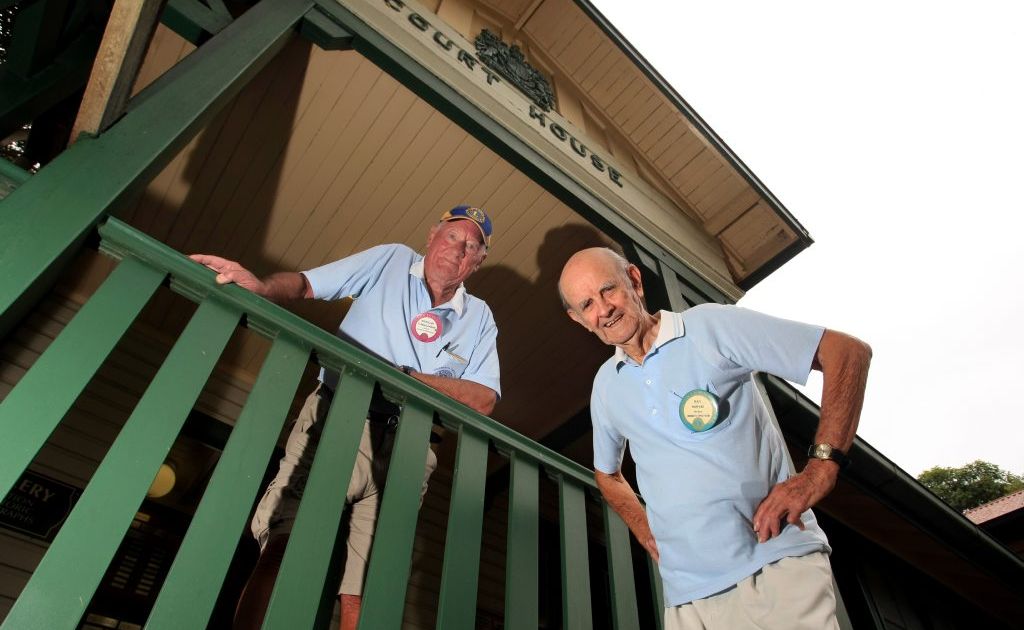 President of Lions Club of Coolangatta/Tweed Heads Duncan MacLennan and ex-president Ray Phippard at the Tweed Maritime Museum. President of Lions Club of Coolangatta/Tweed Heads Duncan MacLennan and ex-president Ray Phippard at the Tweed Maritime Museum.