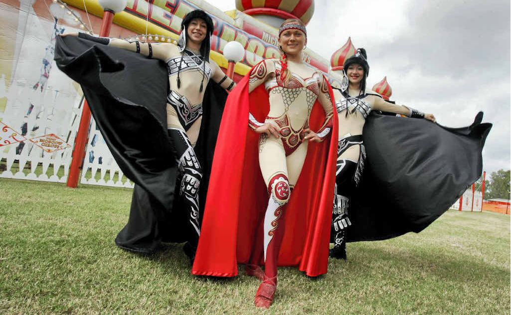 Russian performers Tatsiana Paltauskaya, Katya Martesivich and Oxana Belyaeva are ready to wow Great Moscow Circus audiences this week. Russian performers Tatsiana Paltauskaya, Katya Martesivich and Oxana Belyaeva are ready to wow Great Moscow Circus audiences this week.