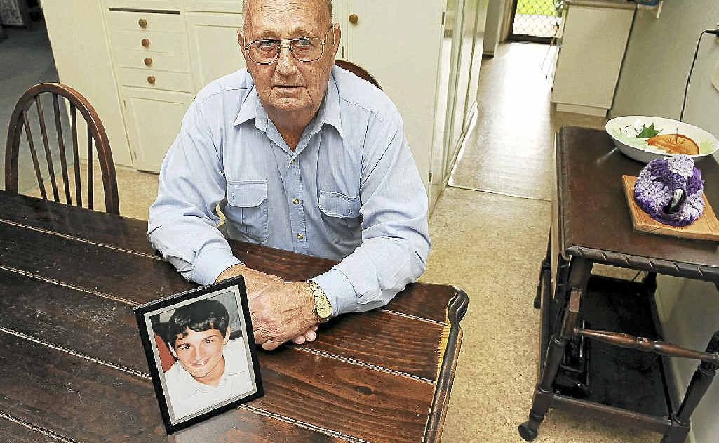 Pat McGrath with a photo of his grandson Bryce Wells who died in a car accident in 2006. Pat McGrath with a photo of his grandson Bryce Wells who died in a car accident in 2006.