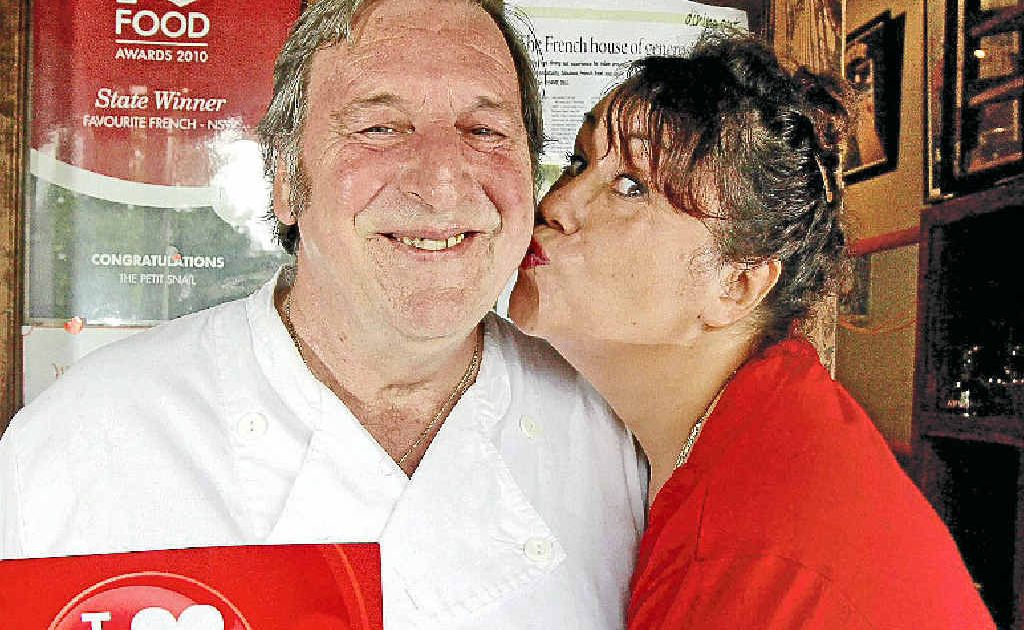 Igor Persan and Chauby are proud their customers have voted their Byron Bay French restaurant Petit Snail best in the State after opening in July, 2008. Igor Persan and Chauby are proud their customers have voted their Byron Bay French restaurant Petit Snail best in the State after opening in July, 2008.