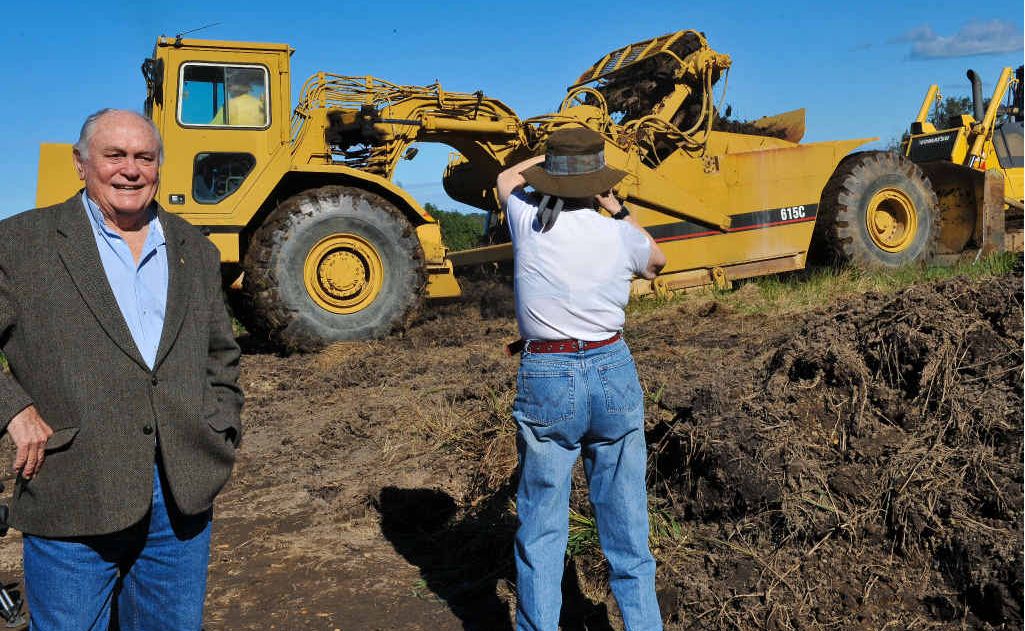 Garry Nehl oversees earthworks for a 60-bed aged care facility at Raleigh. Garry Nehl oversees earthworks for a 60-bed aged care facility at Raleigh.