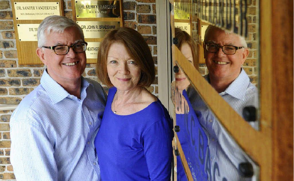 Queen Street Clinic doctors Nigel Bacon and Judith Alexander are retiring. Queen Street Clinic doctors Nigel Bacon and Judith Alexander are retiring.