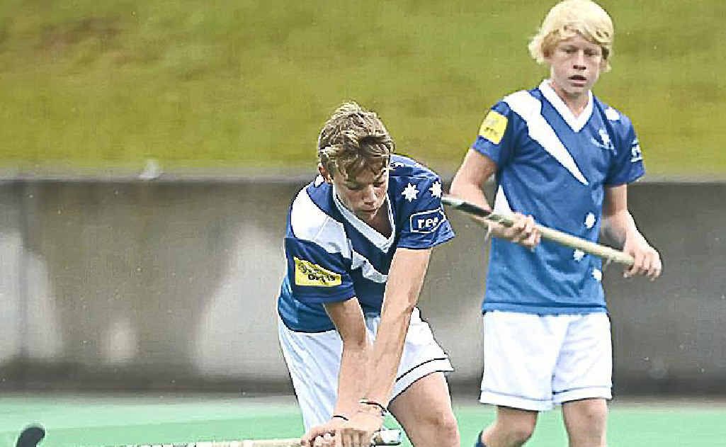 Coraki’s Matt Scurr launches a shot in the Far North Coast B-grade hockey game against Alstonville at Hepburn Park, Goonellabah, on Saturday. Coraki’s Matt Scurr launches a shot in the Far North Coast B-grade hockey game against Alstonville at Hepburn Park, Goonellabah, on Saturday.