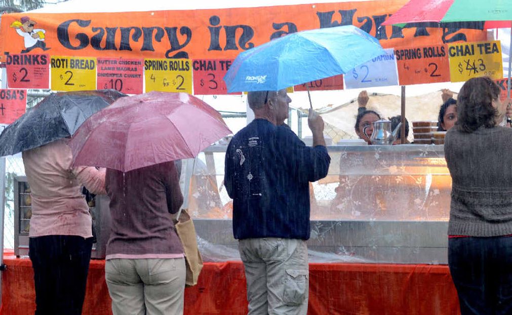 The weather wasn’t kind to Curryfest after a highly publicised backlash over the event’s future last week. The weather wasn’t kind to Curryfest after a highly publicised backlash over the event’s future last week.
