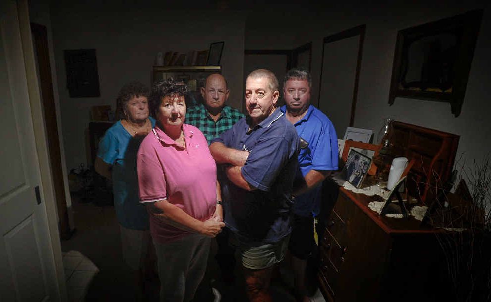 Wooli residents (from left) Bonnie Leyshorn, Dot Chorley, Bruce Leyshon, Pay Chorley and Robert Carrigan have battled persistent blackouts in the area during the past week. Wooli residents (from left) Bonnie Leyshorn, Dot Chorley, Bruce Leyshon, Pay Chorley and Robert Carrigan have battled persistent blackouts in the area during the past week.