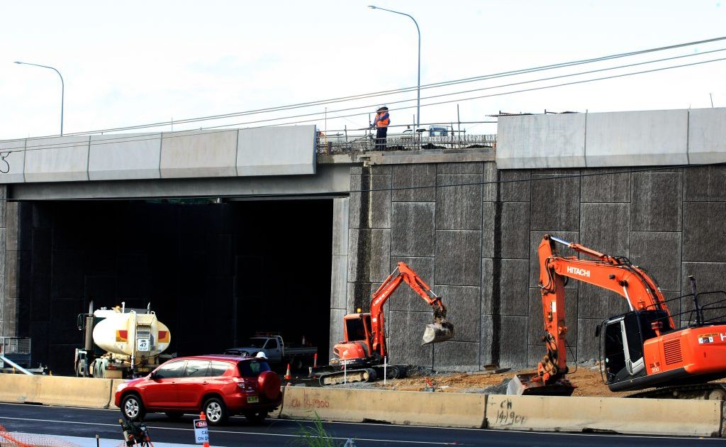 Roadworks continue on the Banora Point Pacific Highway upgrade. Roadworks continue on the Banora Point Pacific Highway upgrade.