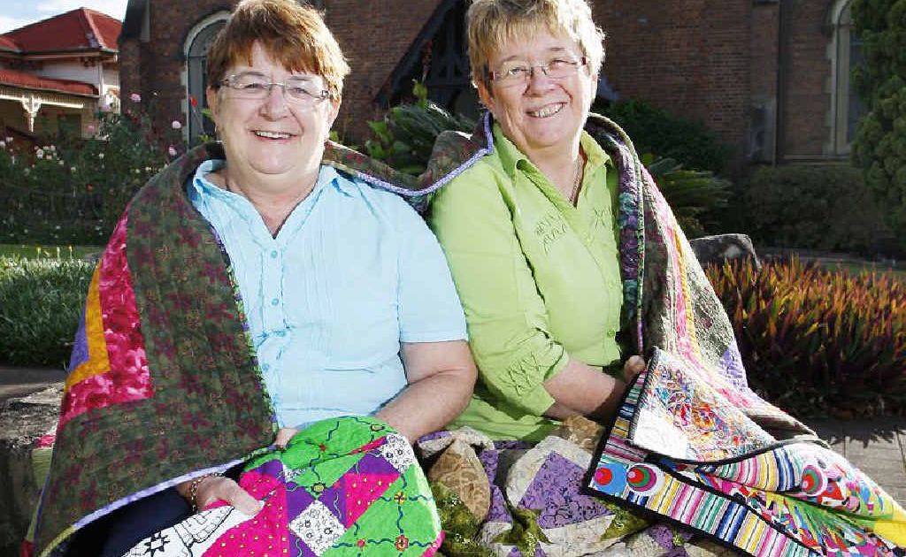 St Paul’s Quilt and Craft Show organisers Karen Heck (left) and Verna Hunt. St Paul’s Quilt and Craft Show organisers Karen Heck (left) and Verna Hunt.