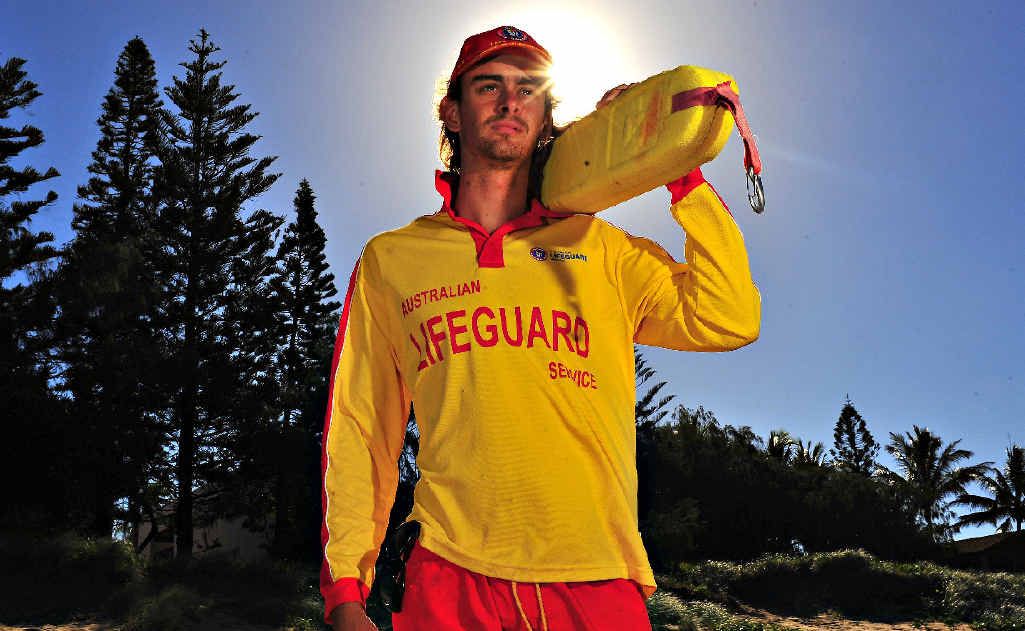 SEE YOU IN SPRING: Surf Lifesaver Chris Steffan looks over Kelly’s Beach on his last patrol of the season. SEE YOU IN SPRING: Surf Lifesaver Chris Steffan looks over Kelly’s Beach on his last patrol of the season.