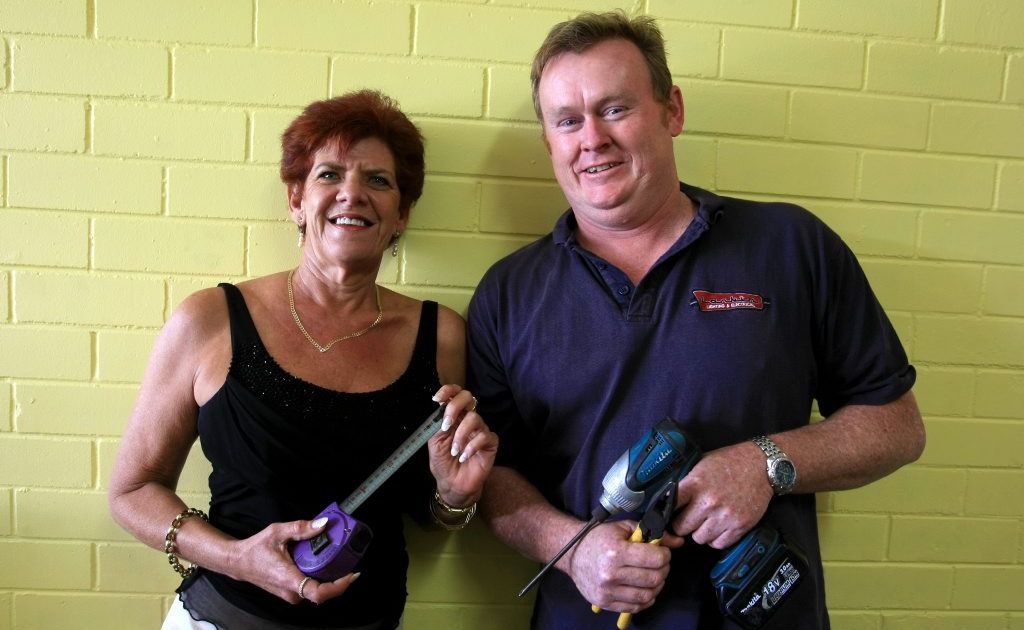 Karen Cranwell and Bill Larkin preparing Cabarita Youth Service's new premises. Karen Cranwell and Bill Larkin preparing Cabarita Youth Service's new premises.