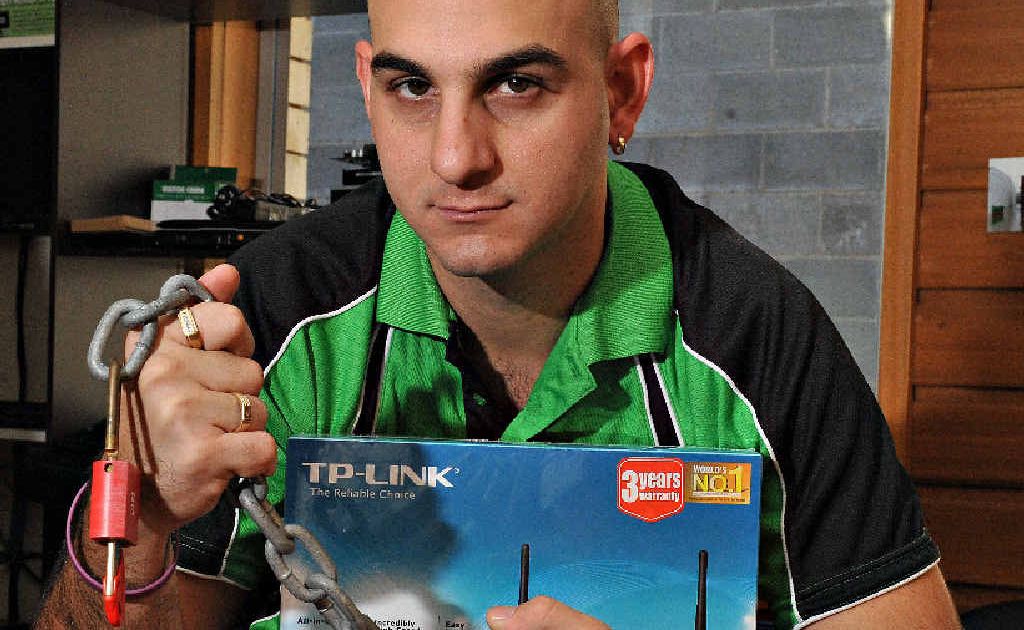 Micro Computers' Giovanni Spinella warns people to secure their wireless networks. Micro Computers' Giovanni Spinella warns people to secure their wireless networks.
