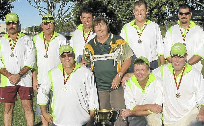 Terror Bulls with the trophy after taking out the Bundaberg Veterans Cricket Carnival. Terror Bulls with the trophy after taking out the Bundaberg Veterans Cricket Carnival.