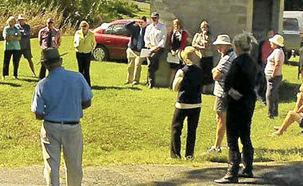 At Brushgrove about proposed pontoon site. At Brushgrove about proposed pontoon site.