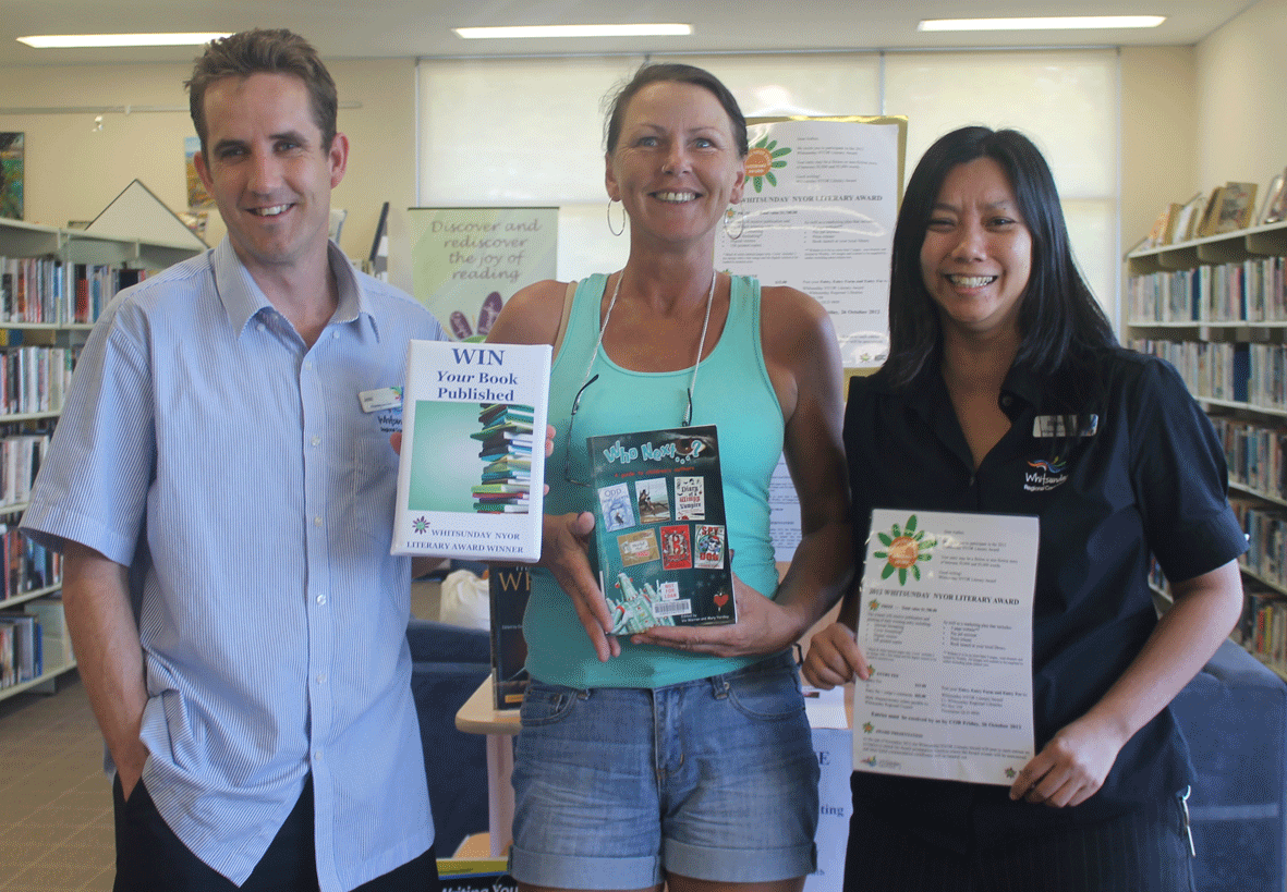 CANNONVALE Library staff are encouraging Whitsunday residents to put pen to paper as part of the National Year of Reading writing competition. CANNONVALE Library staff are encouraging Whitsunday residents to put pen to paper as part of the National Year of Reading writing competition.