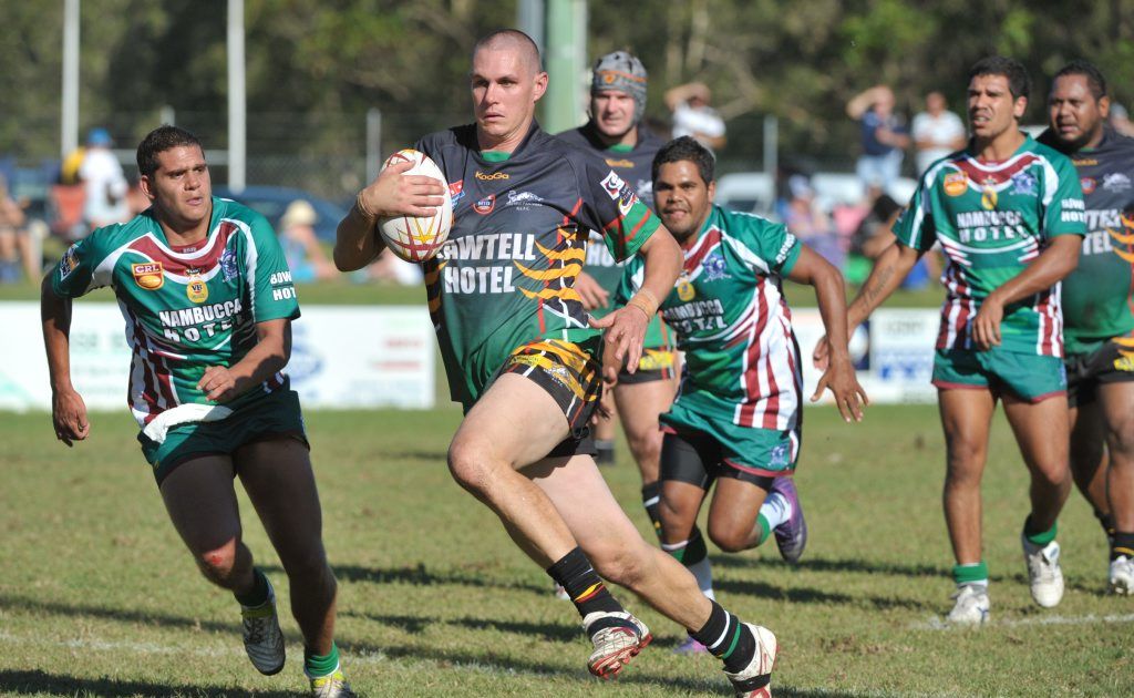 Long striding Damian Irvine turned in a superb captain's knock for Sawtell against Port Sharks. Long striding Damian Irvine turned in a superb captain's knock for Sawtell against Port Sharks.