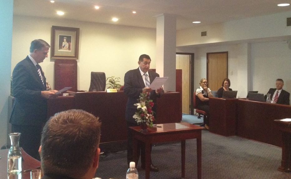 New Bundaberg Regional Council Mayor Mal Forman is sworn in. New Bundaberg Regional Council Mayor Mal Forman is sworn in.