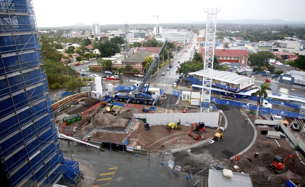 The Ipswich Hospital extension underway for a 2014 completion date. Photo: Sarah Harvey / The Queensland Times The Ipswich Hospital extension underway for a 2014 completion date. Photo: Sarah Harvey / The Queensland Times