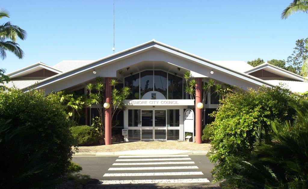 Lismore City Council Chambers. Lismore City Council Chambers.