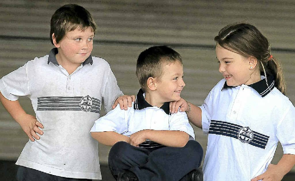 Centaur Primary School students Dylan Wilson, Brodie Smith and Bree Smith boast the most common surnames in our phone book. Centaur Primary School students Dylan Wilson, Brodie Smith and Bree Smith boast the most common surnames in our phone book.