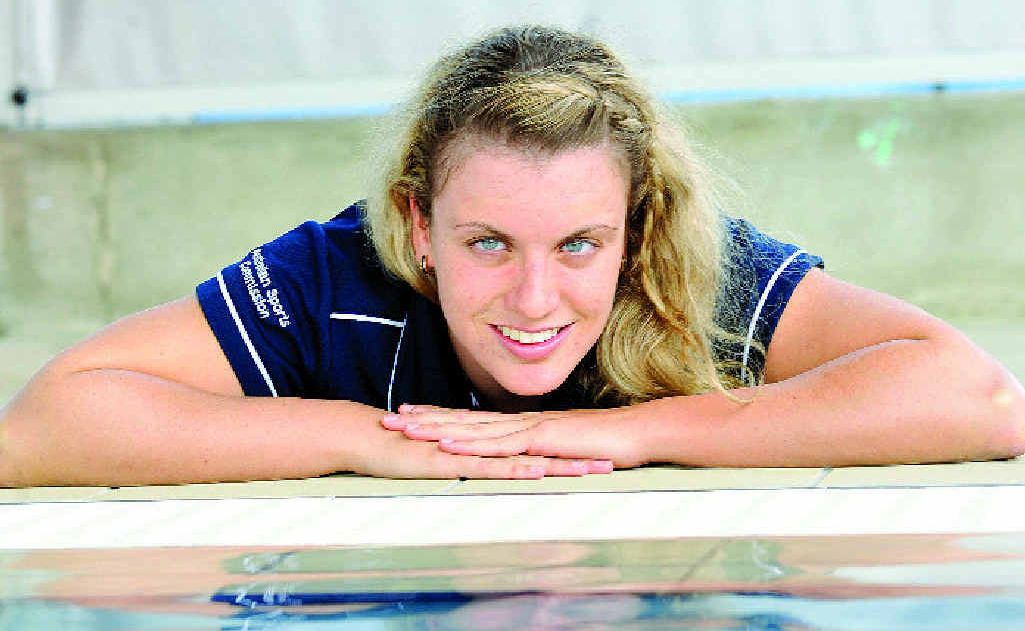 Jacqueline Freney ,19, of Skennars Head is training in anticipation for the paralympics in London in August. Jacqueline Freney ,19, of Skennars Head is training in anticipation for the paralympics in London in August.
