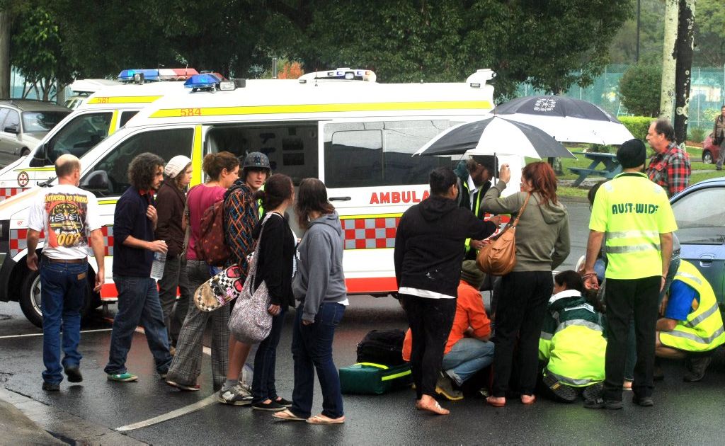 A child has been hit by a car Brisbane St, Murwillumbah. A child has been hit by a car Brisbane St, Murwillumbah.