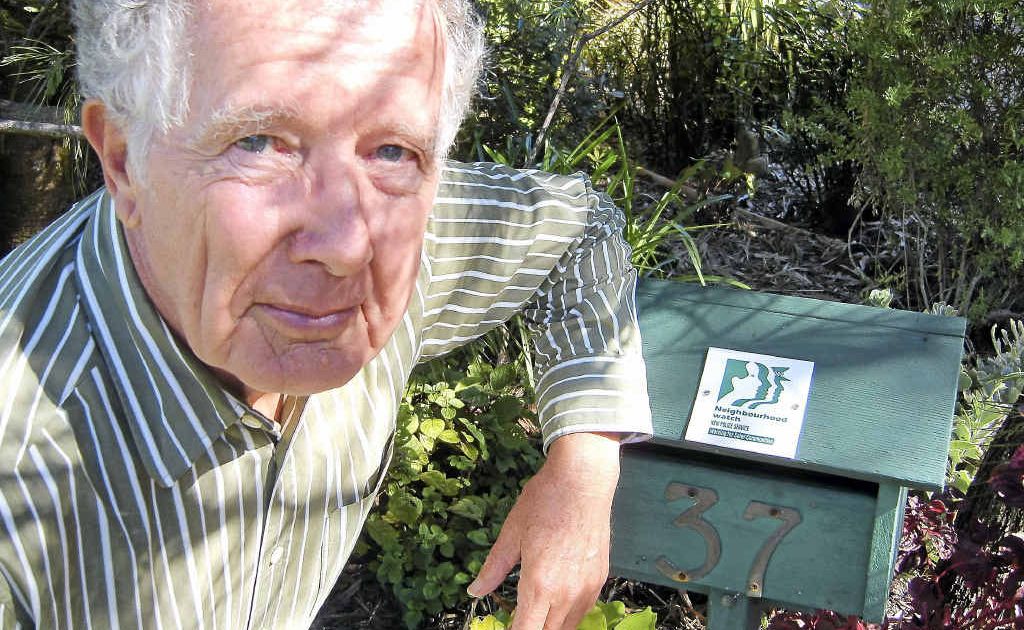 Brian Holley from Yamba Neighbourhood Watch. Brian Holley from Yamba Neighbourhood Watch.