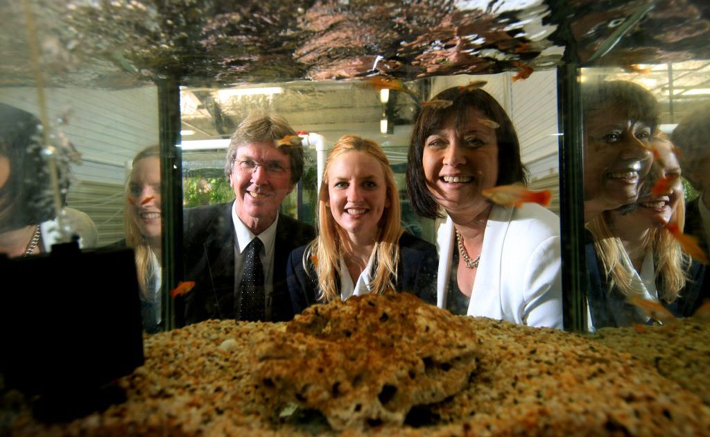 Murwillumbah High School principal Warwick Simmons with school captain Eloise Smith and local MP Justine Elliot. Murwillumbah High School principal Warwick Simmons with school captain Eloise Smith and local MP Justine Elliot.